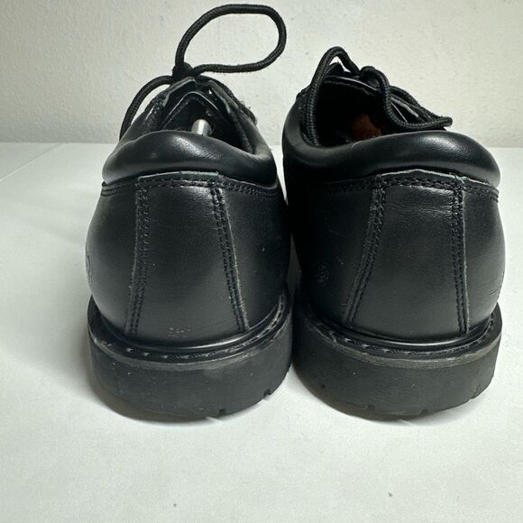 Skechers Mens Relaxet Fit Slip Resistant Black Ankle Work Boots Size 11 Lace Up - Picture 3 of 11